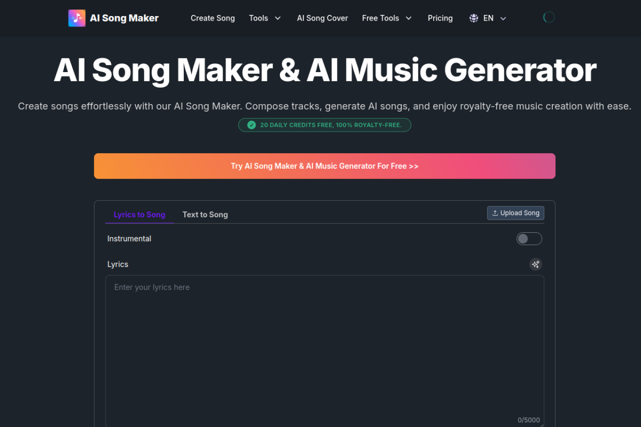 AISongMaker screenshot 1