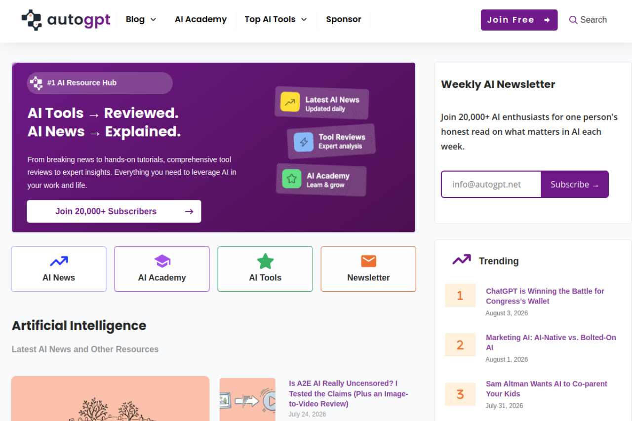 AutoGPT screenshot 1