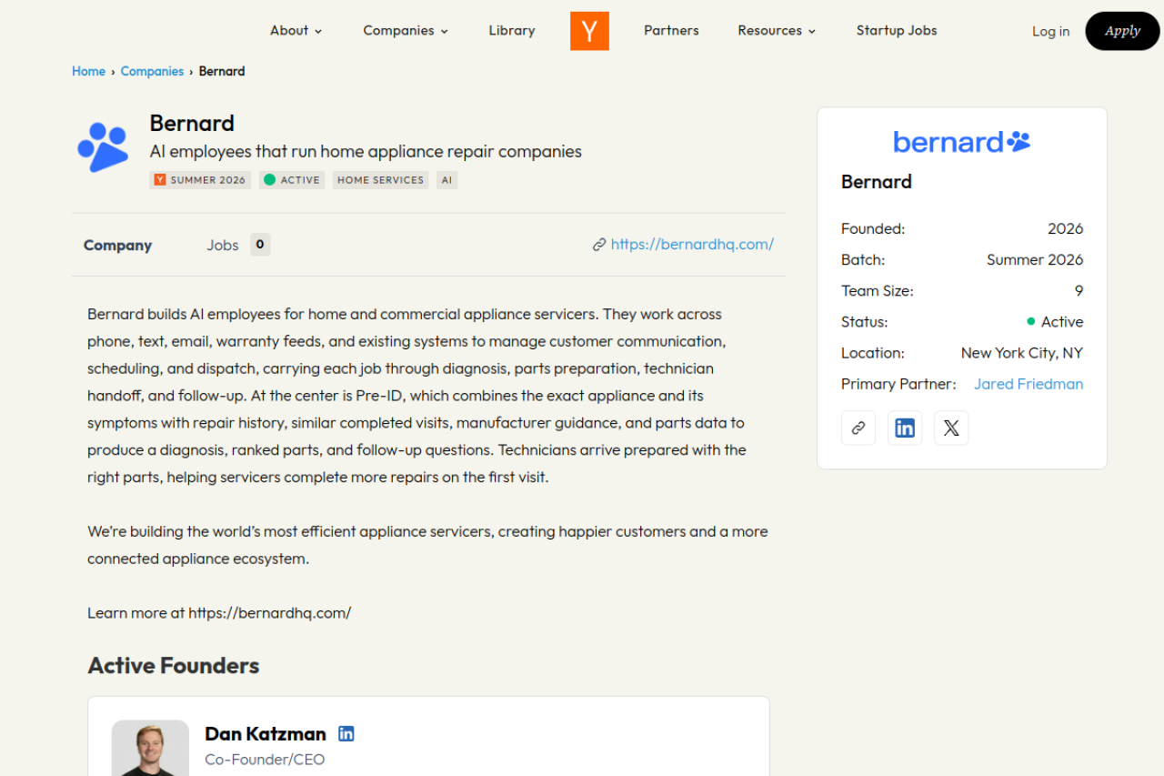 Bernard screenshot 1
