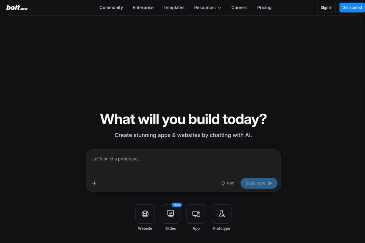 Bolt.new screenshot 1