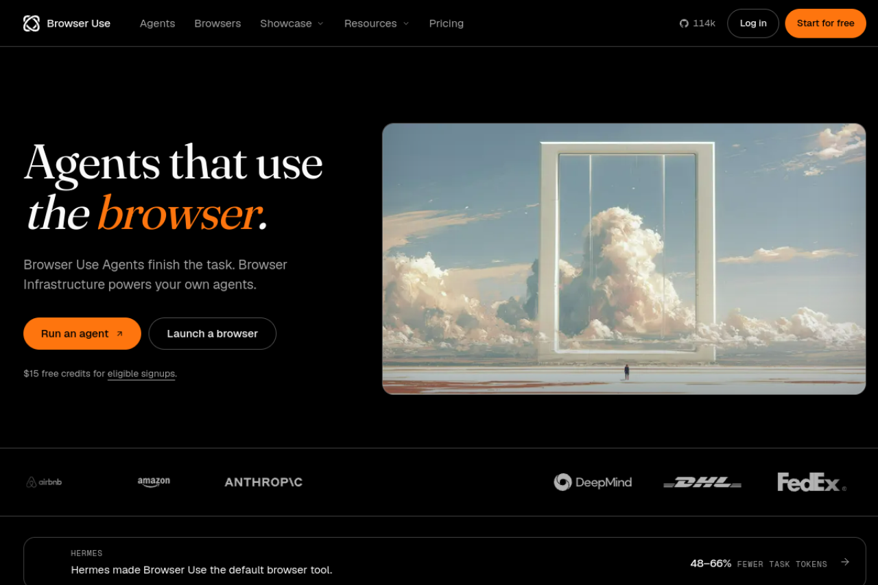 BrowserUse screenshot 1