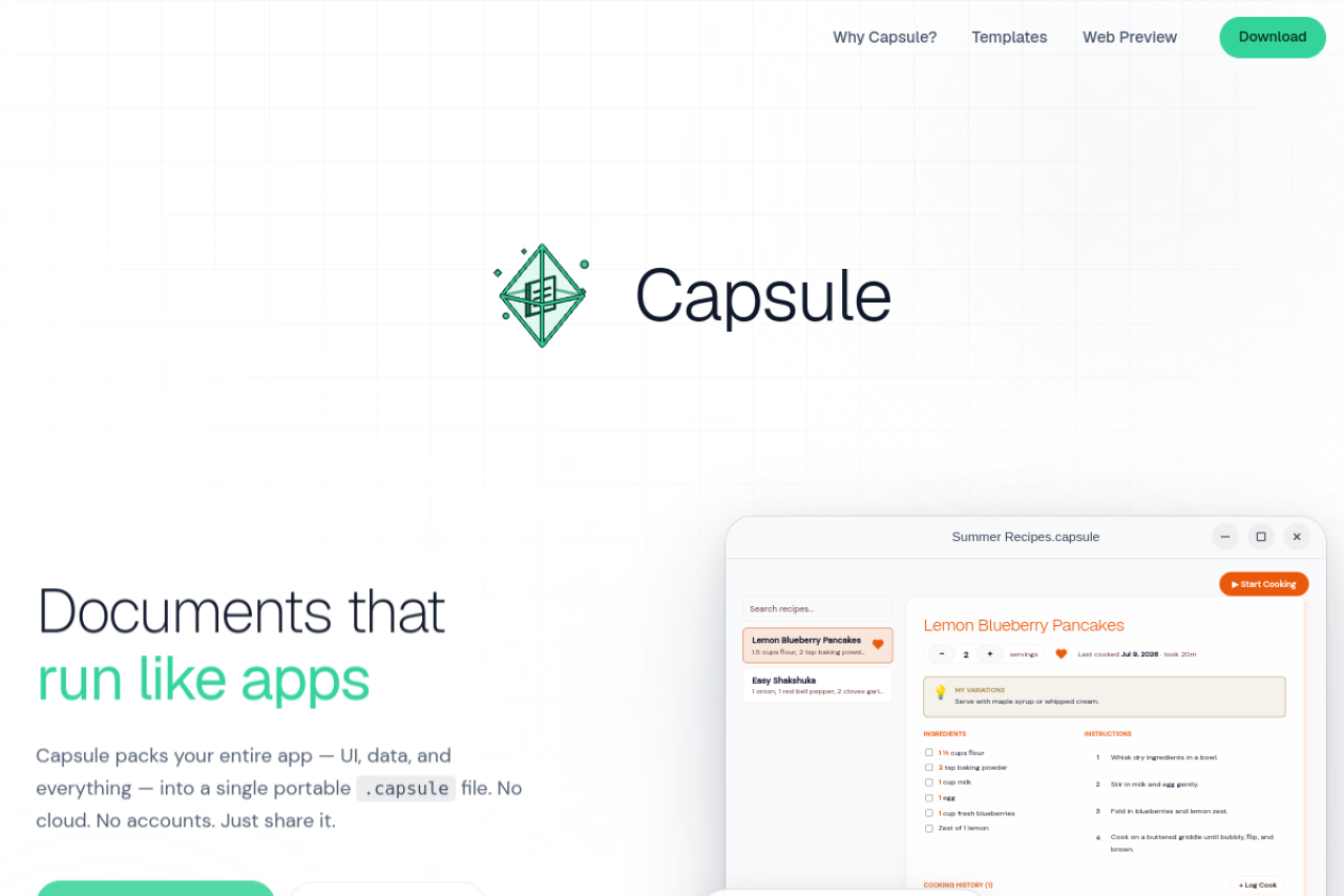 Capsule screenshot 1