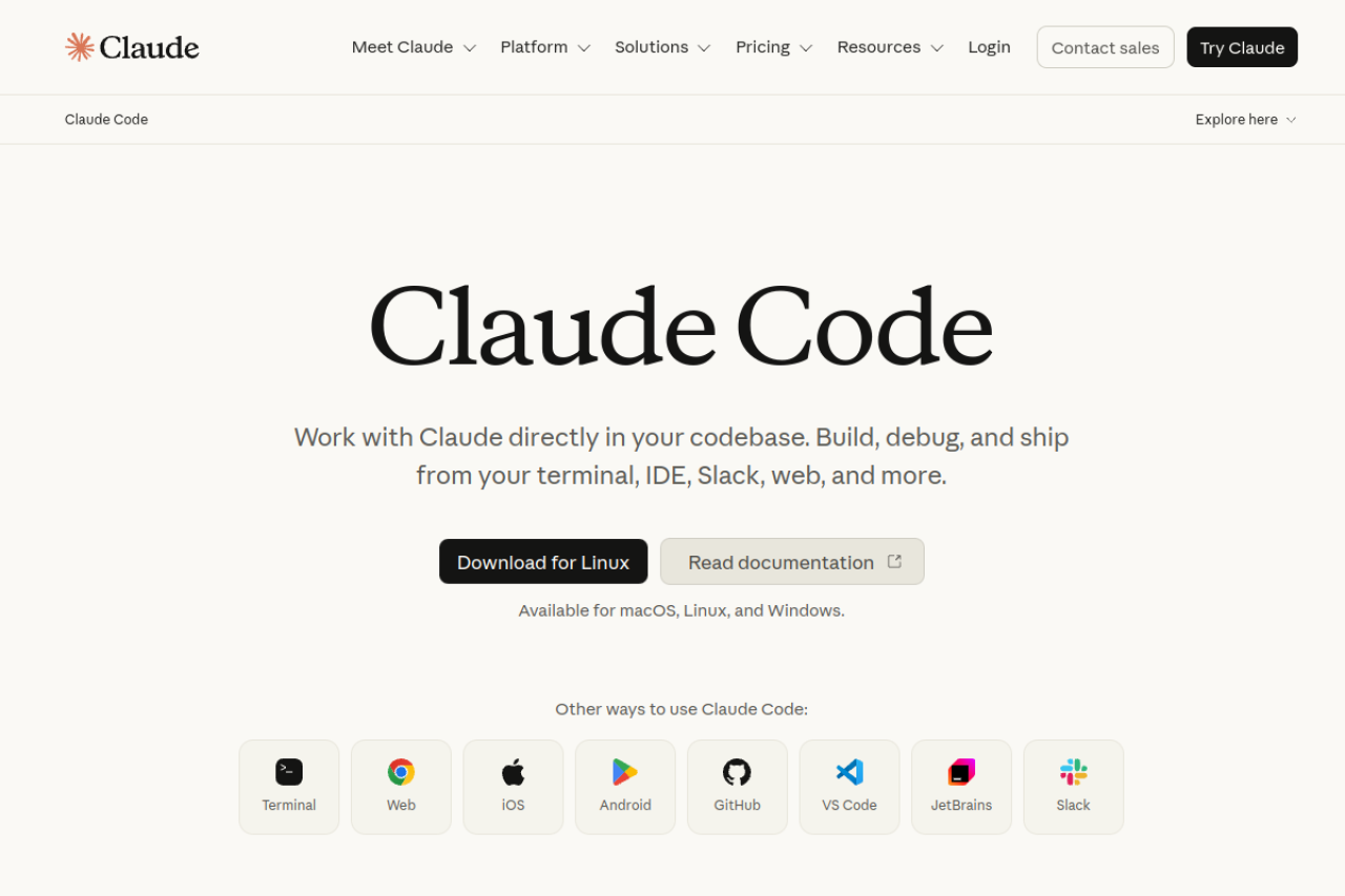 Claude Code screenshot 1