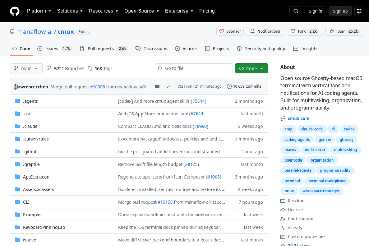 CMux screenshot 1