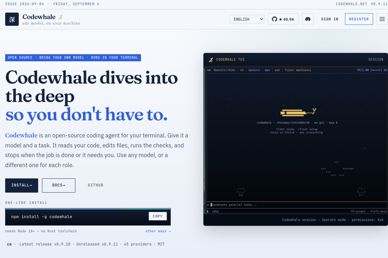 Codewhale screenshot 1