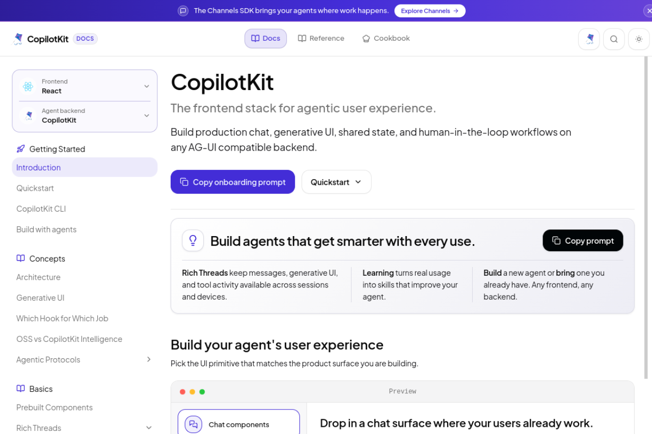 CopilotKit screenshot 1