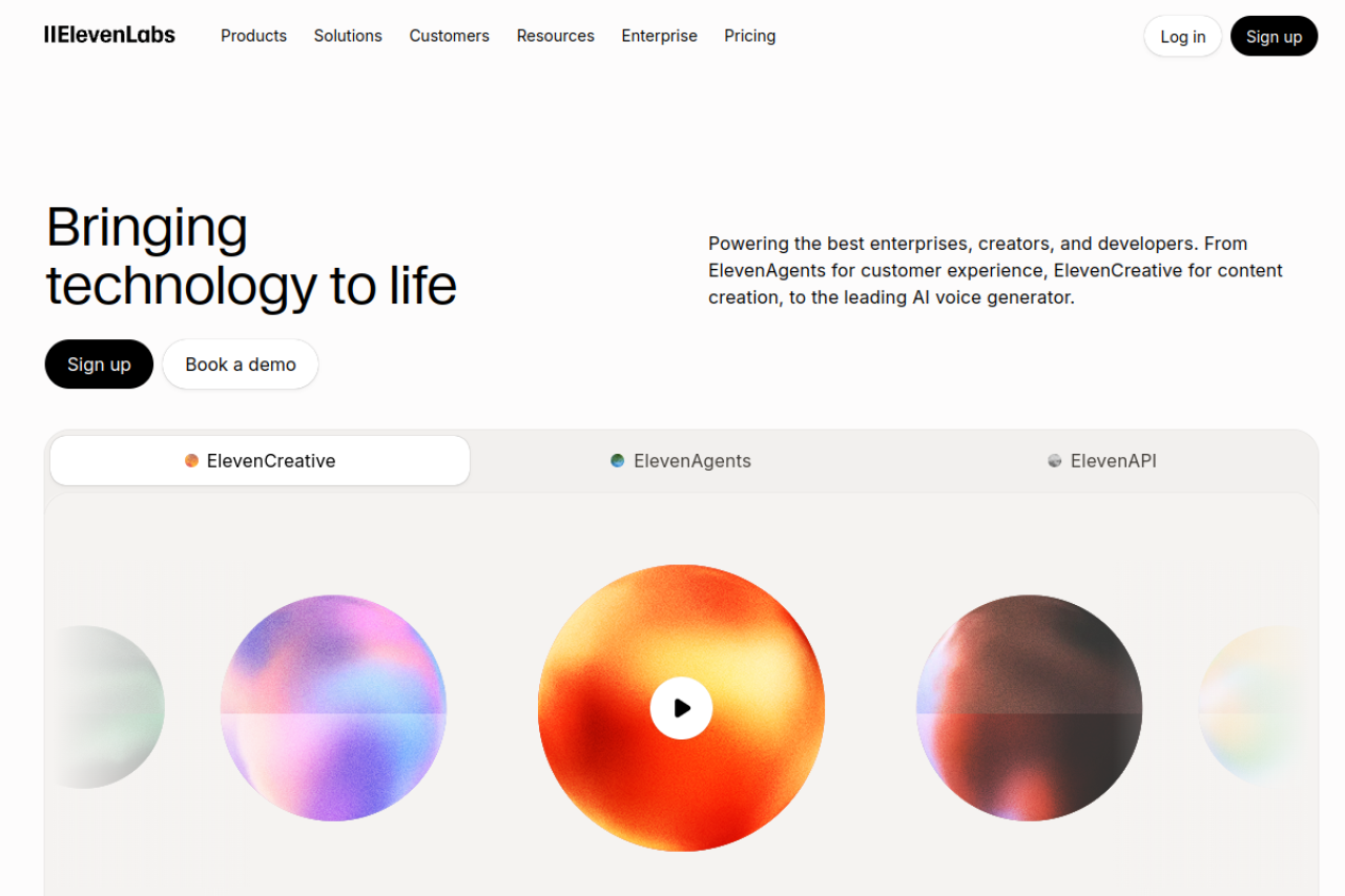 ElevenLabs screenshot 1