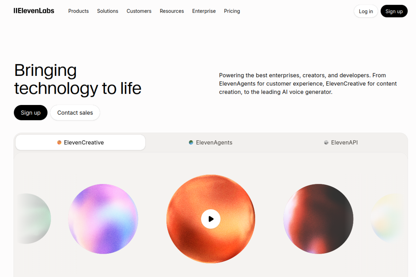 ElevenLabs screenshot 1