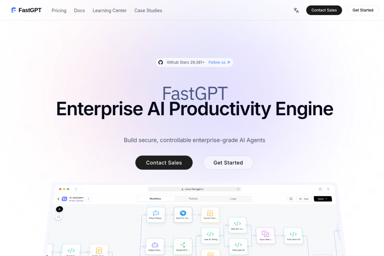 FastGPT screenshot 1