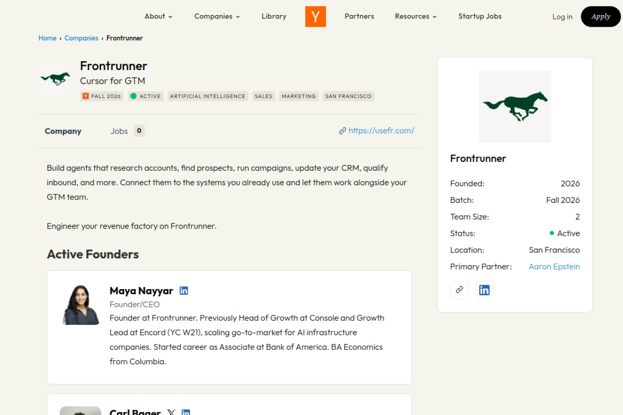 Frontrunner screenshot 1