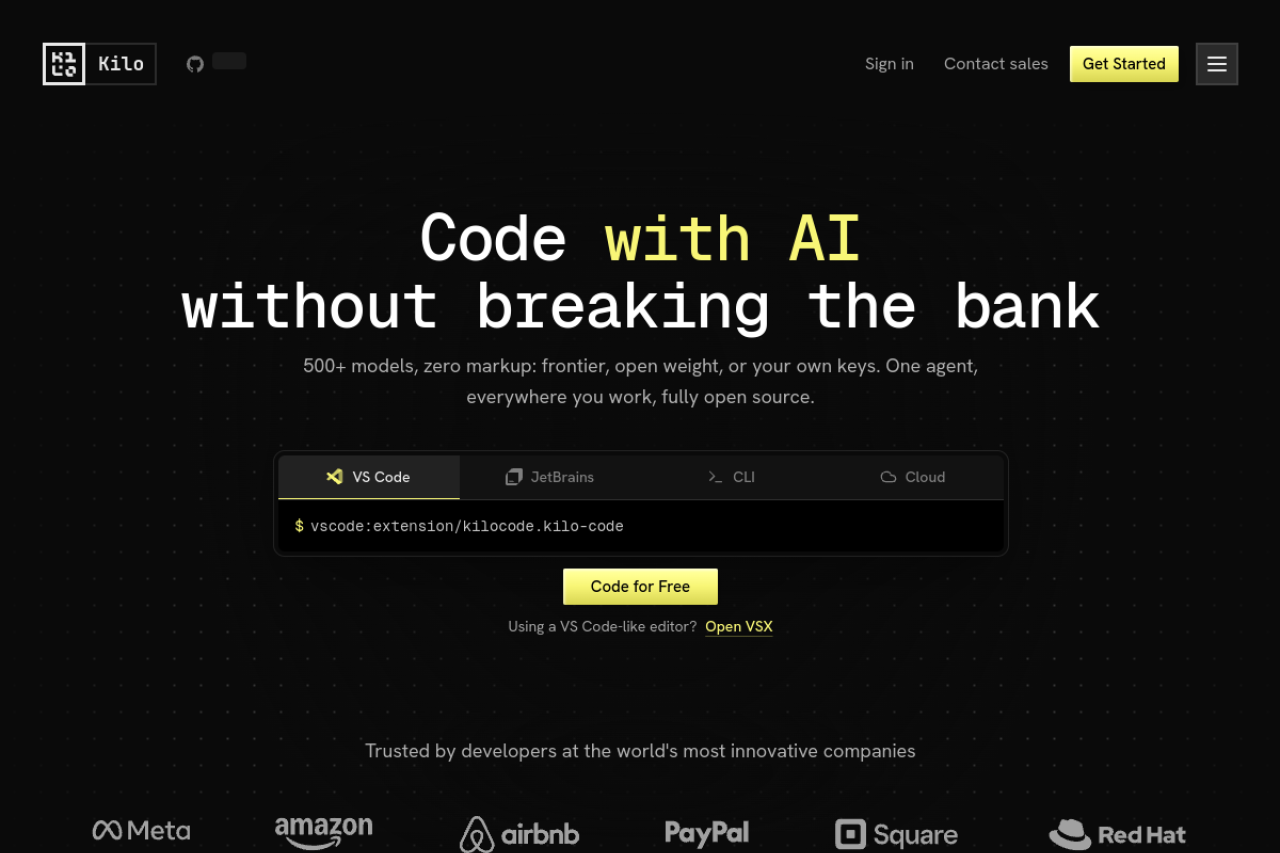Kilo Code screenshot 1