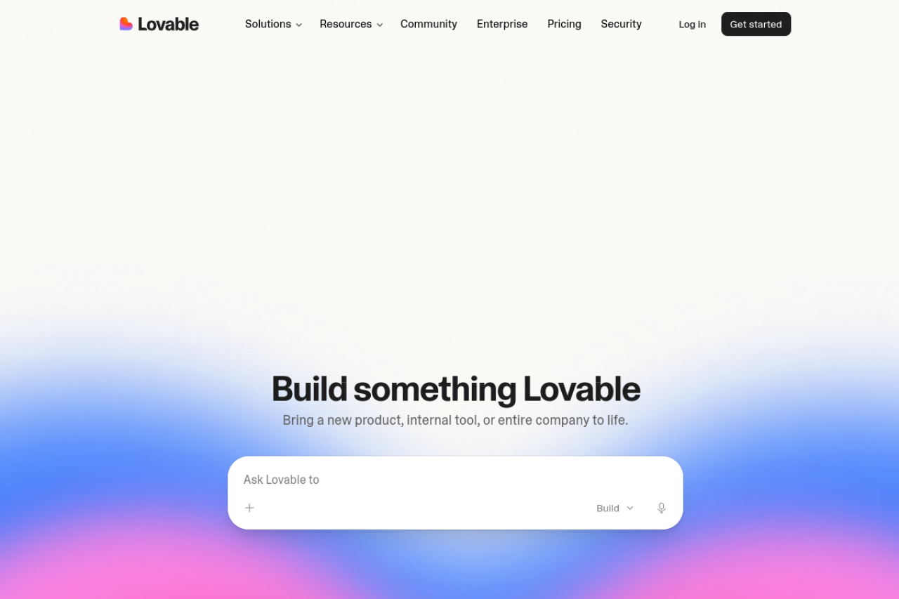 Lovable screenshot 1