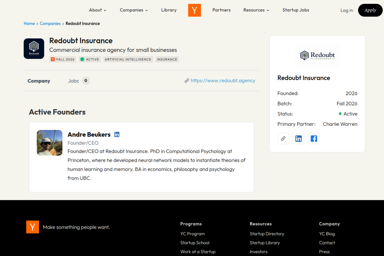 RedoubtInsurance screenshot 1