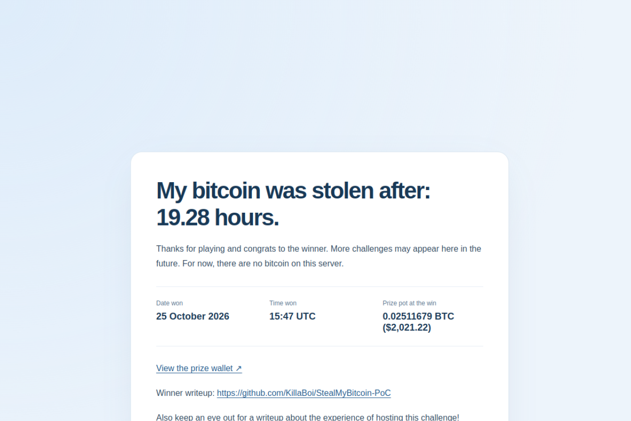 Steal My Bitcoin screenshot 1
