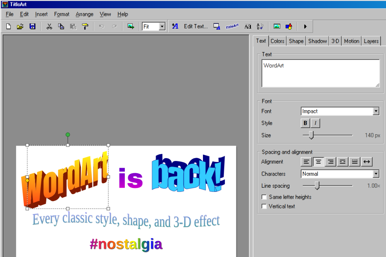 TitleArt screenshot 1