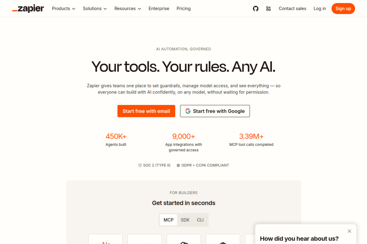 Zapier screenshot 1